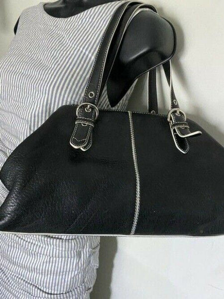 Cole Haan black leather shoulder bag