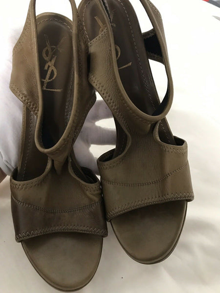 YSL YVES SAINT LAURENT High Heel Sandals Size 8.5