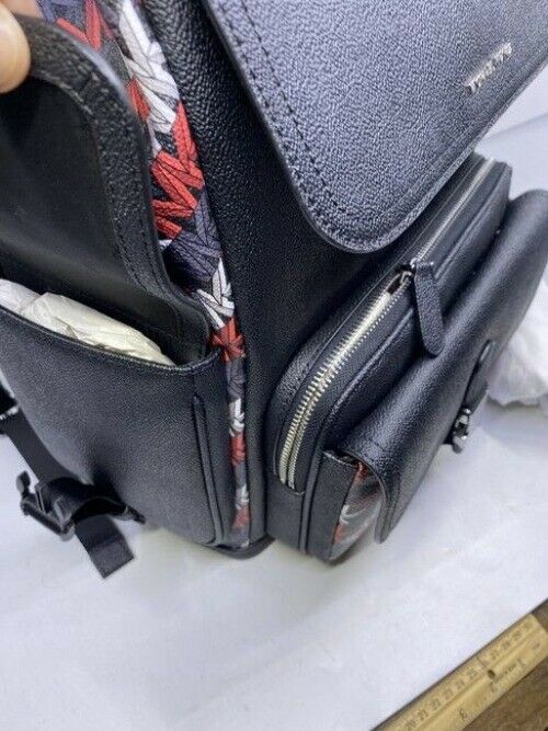 Michael Kors Hudson Logo And Utility Rucksack Multi Color Leather Backpack