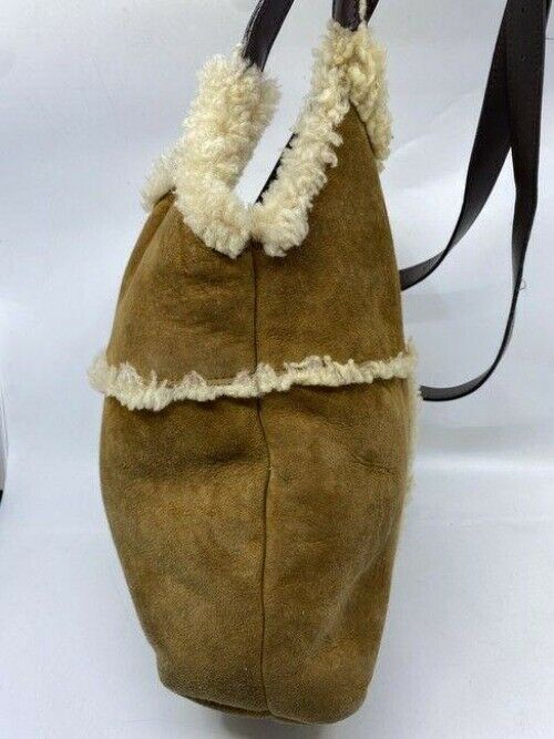 ugg australia large tan suede leather tote