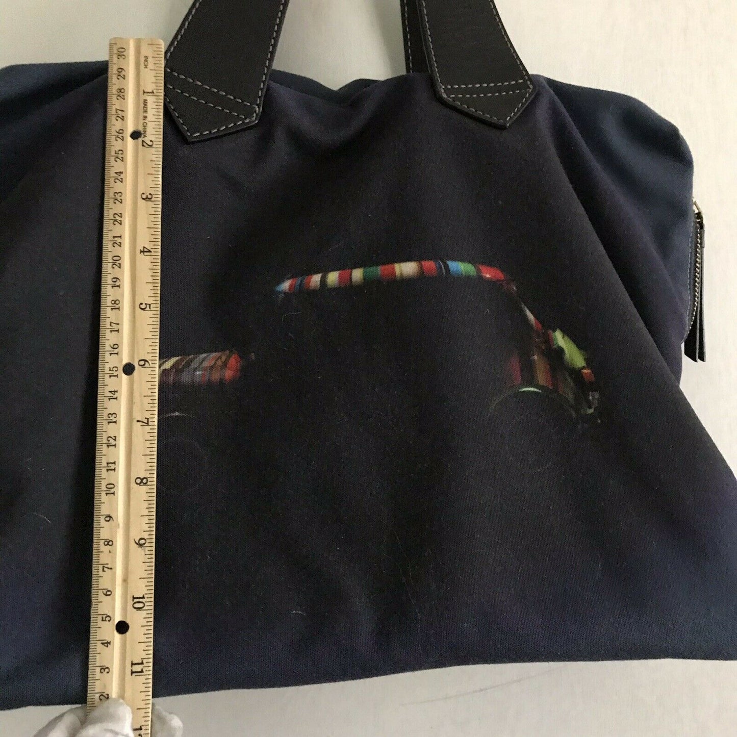 PAUL SMITH Navy Fabric Messneger Bag