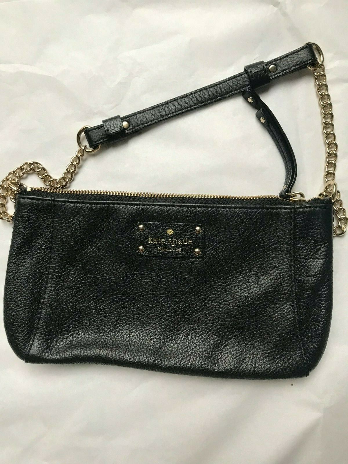 Kate Spade Black Leather Shoulder Bag