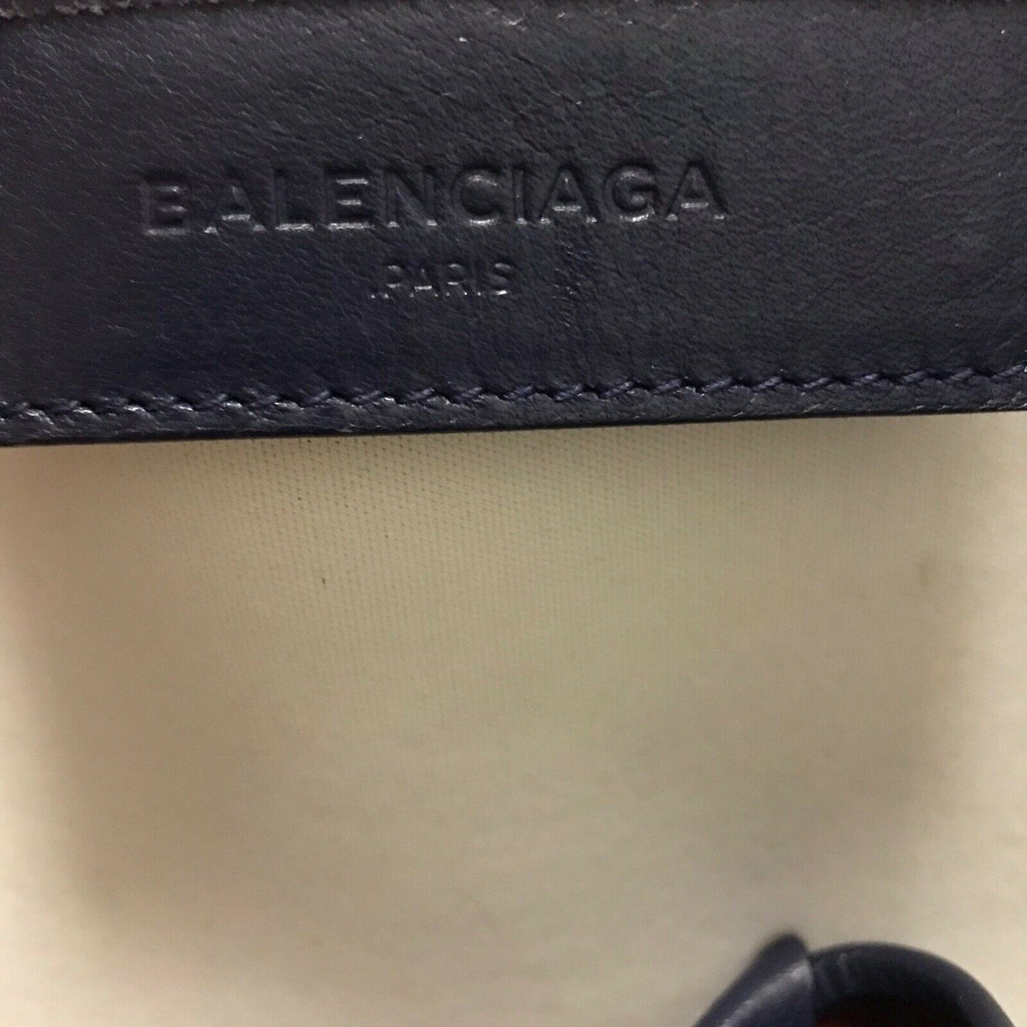 BALENCIAGA XL Navy Scuba Tote