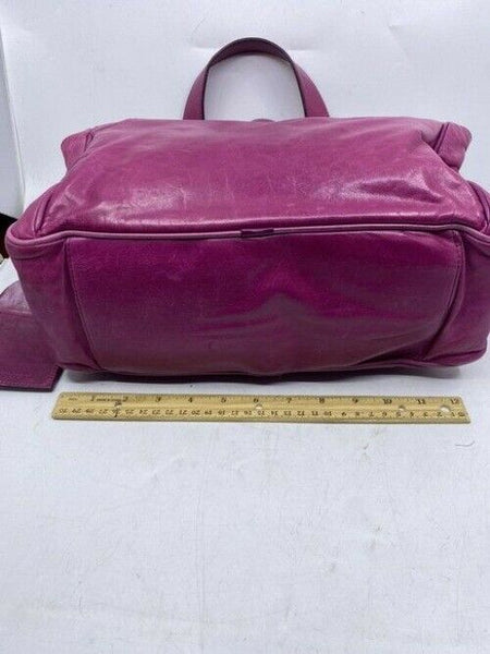 Mulberry Mabel Purple Leather Shoulder Bag