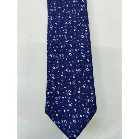New! BONOBOS Navy Blue White Premium Neck Tie