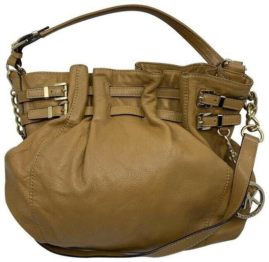 michael kors crossbody w w strap orange leather hobo bag