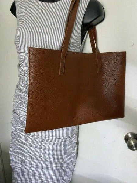 Vince Camuto msrp bronze leather shoulder bag