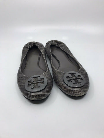 TORY BURCH Pewter Ballerina Flats size 6