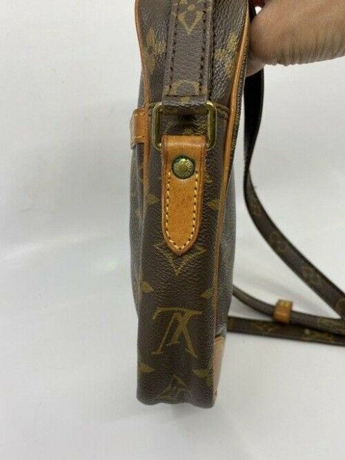 Louis Vuitton vintage tan monogram canvas cross body bag