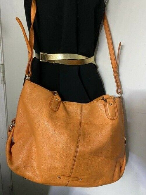 cole haan crossbody xl crossbody orange leather shoulder bag