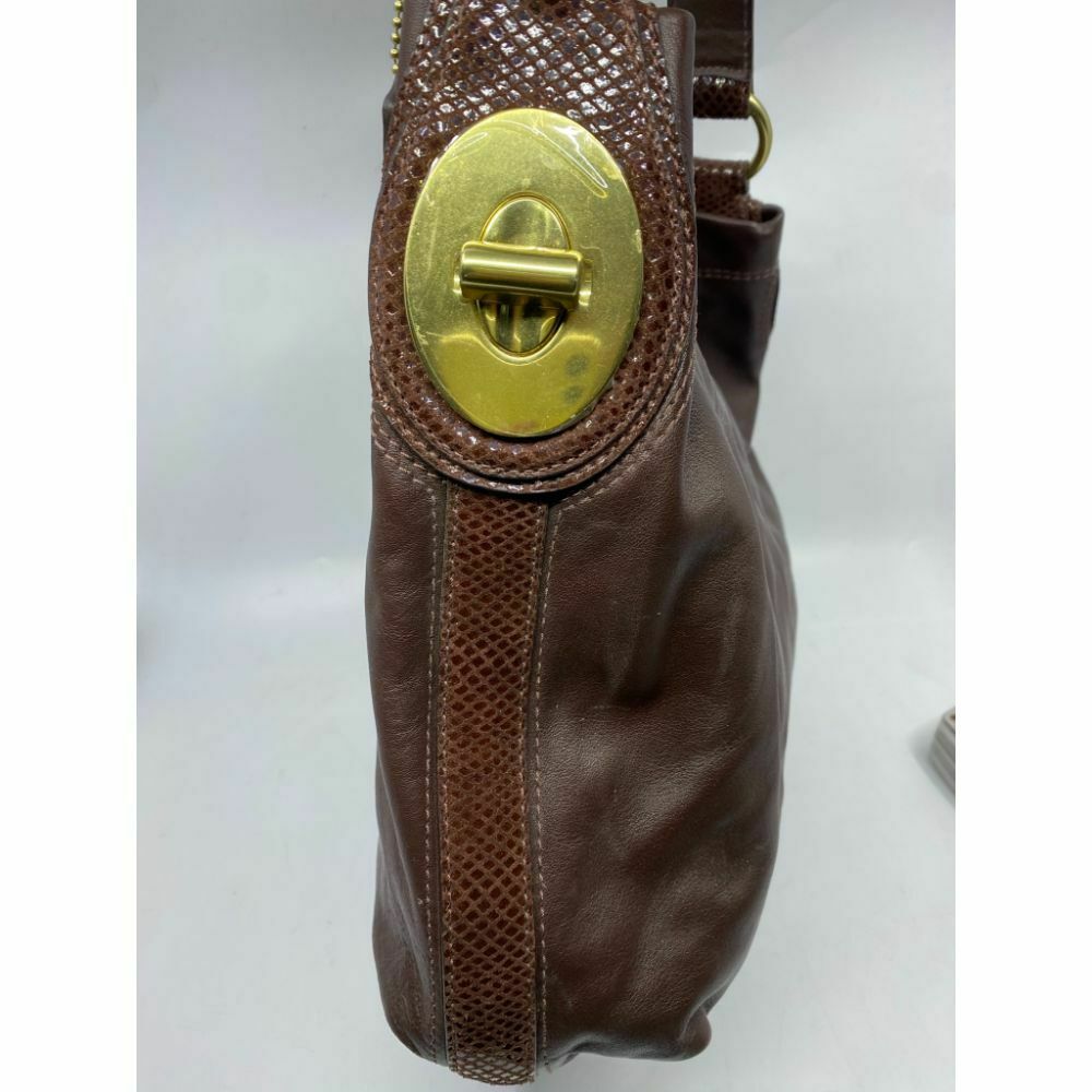 COACH XL Leather Brown Shoulder Bag Very Good Condition