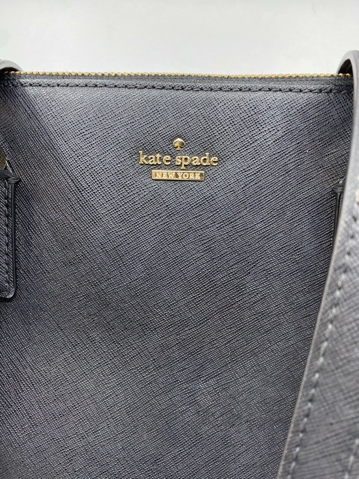 Kate Spade Black saffiano tote bag