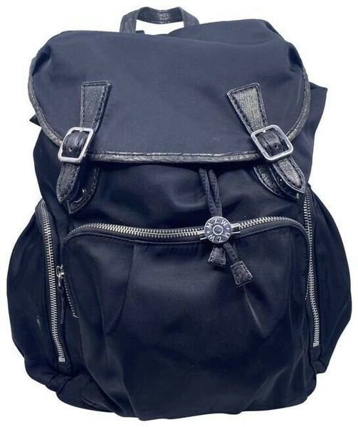 Mz Wallace Cece Moto Black Nylon Backpack