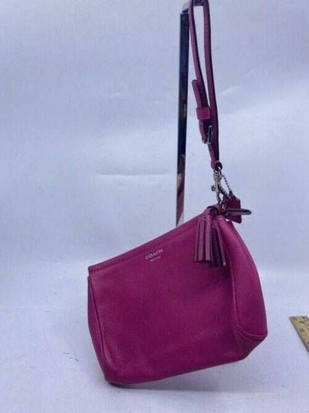 Coach Oversized Pink Leather Wristlet