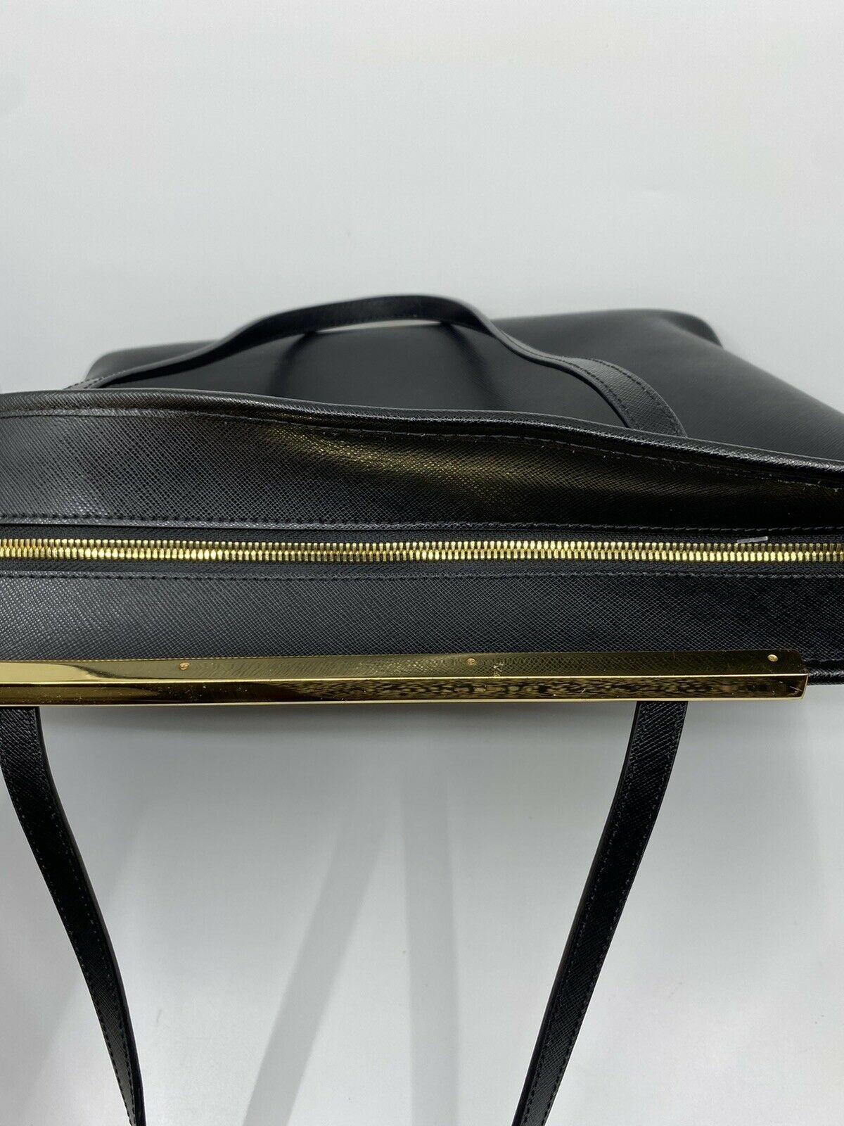 Ted Baker XL Black Saffiano Tote Bag