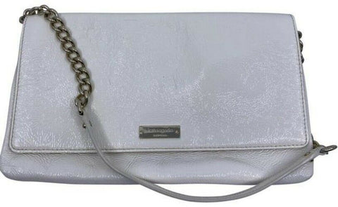 kate spade cream patent leather shoulder bag