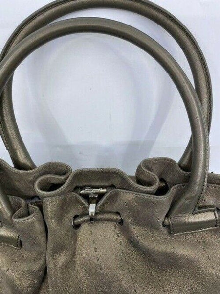 salvatore ferragamo handbag bronze shoulder bag