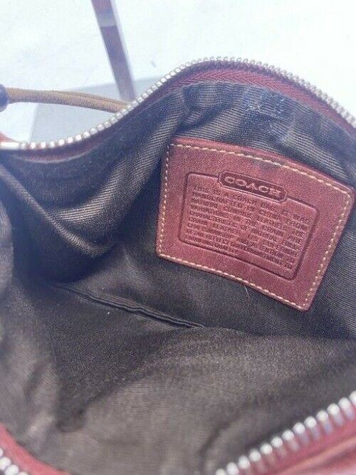 Coach Vintage Brown Leather Wristlet