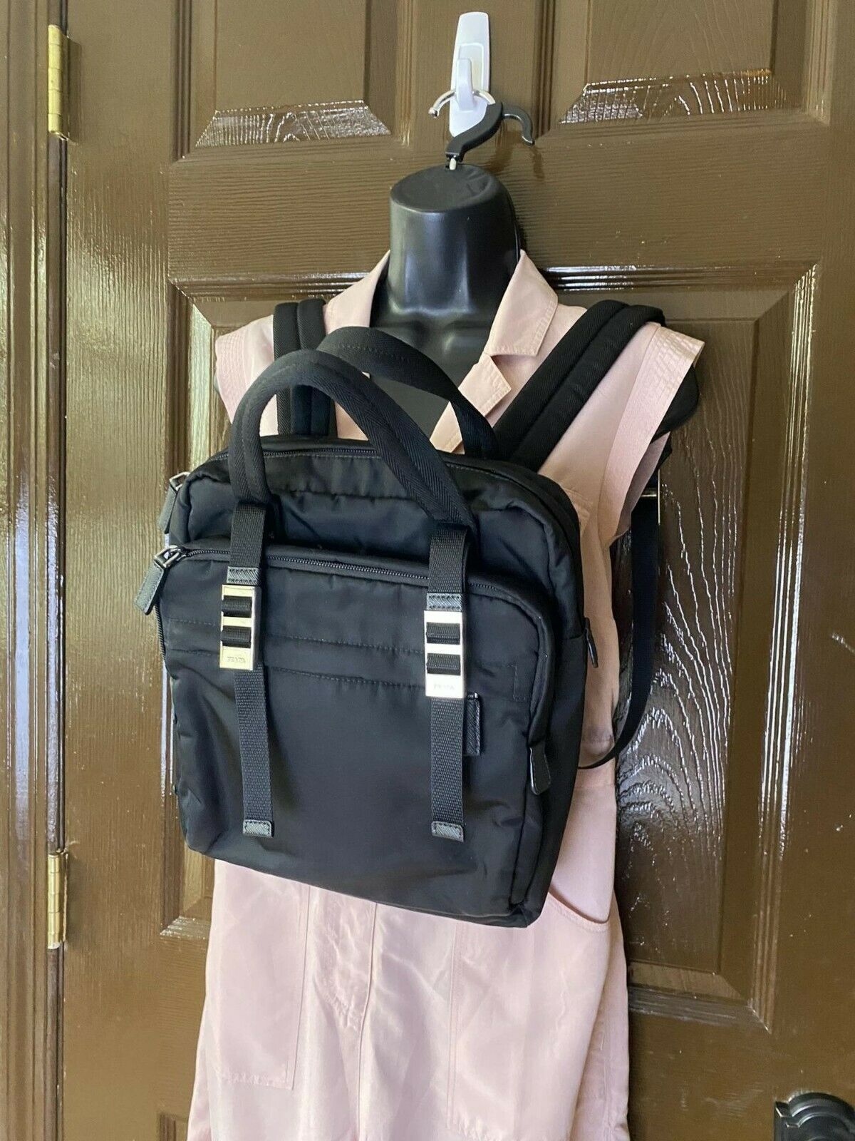 Prada Rucksack Black Nylon Backpack