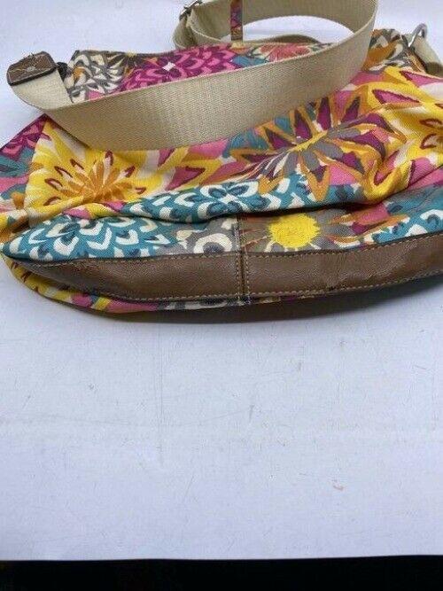 Lily Bloom Unique Floral Nylon Cross Body Bag