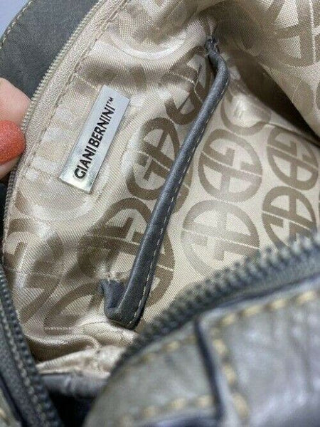 Giani Bernini Msrp Olive Green Leather Shoulder Bag