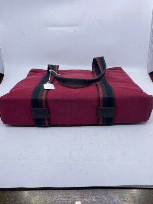 Hermes Sac Troca Horizontal Mm Red Cotton Tote