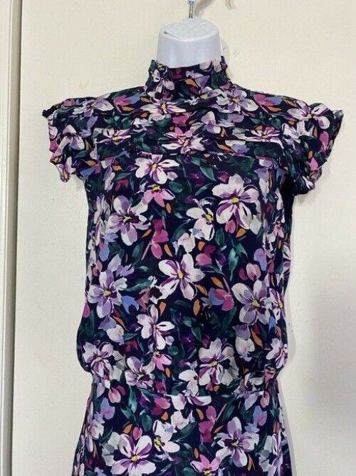 nicole miller purple green blue blue new msrp