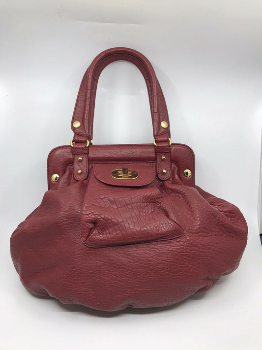 BADGLEY MISCHKA Red Leather Shoulder Bag