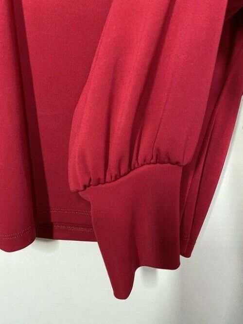 nicole miller red new ls msrp