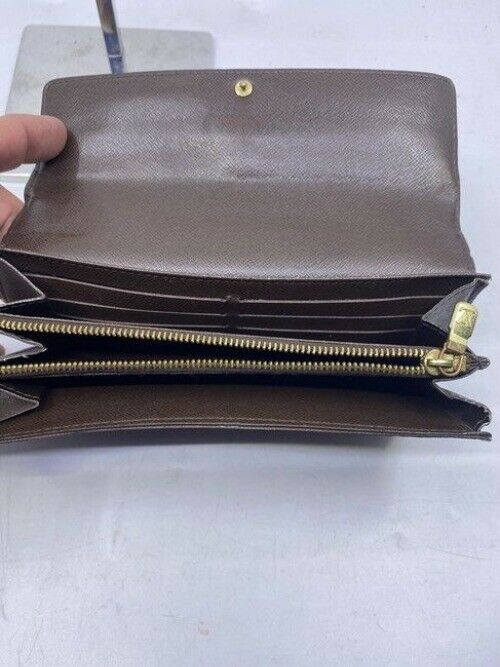 Louis Vuitton Brown Sarah De Large Canvas Travel Ca2057 Wallet