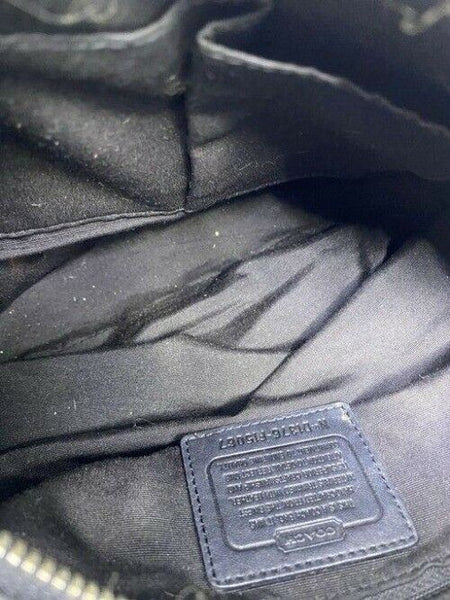 Coach Medium Tote Msrp Black Gray Jacquard Fabric Shoulder Bag