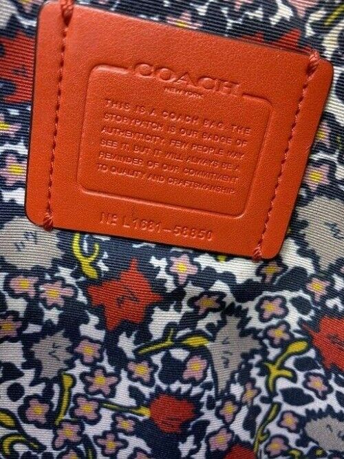 coach tote w bag tote w detachable specialty orange leather shoulder bag