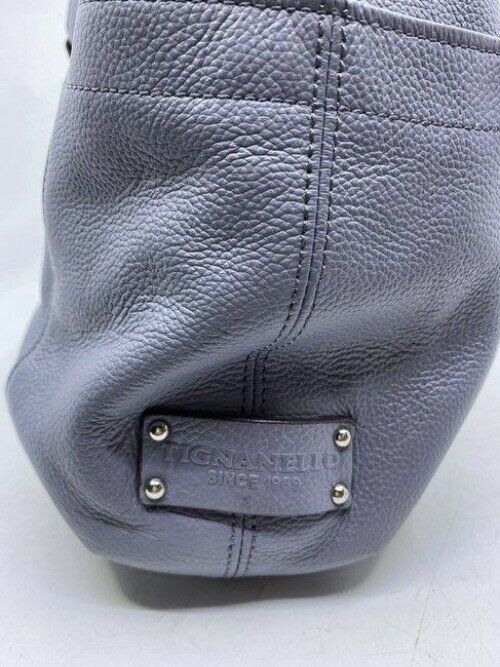 tignanello bag light purple leather tote