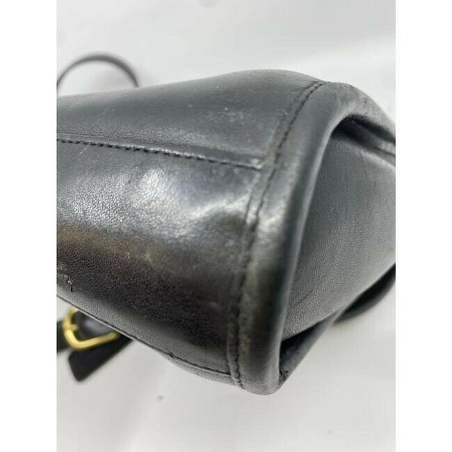 COACH Vintage Black Leather Crossbody Bag