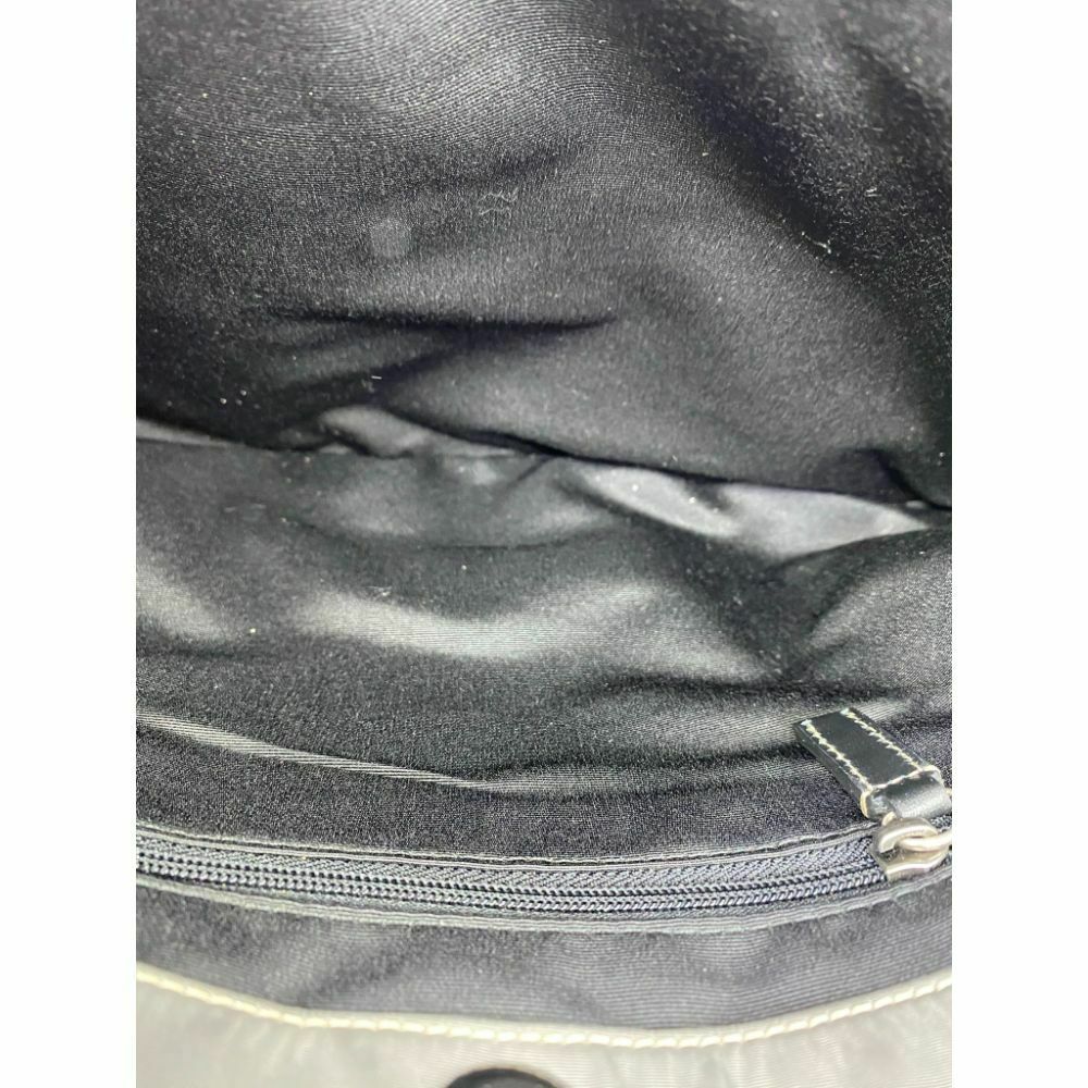 Coach Large Black Gray Nylon Messenger Bag