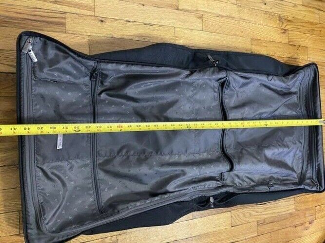 tumi alpha kleidersack black nylon weekend travel bag