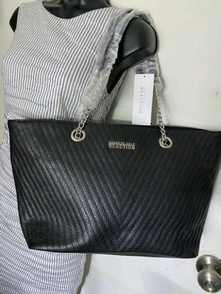 Kenneth Cole reaction msrp black leather shoulder bag