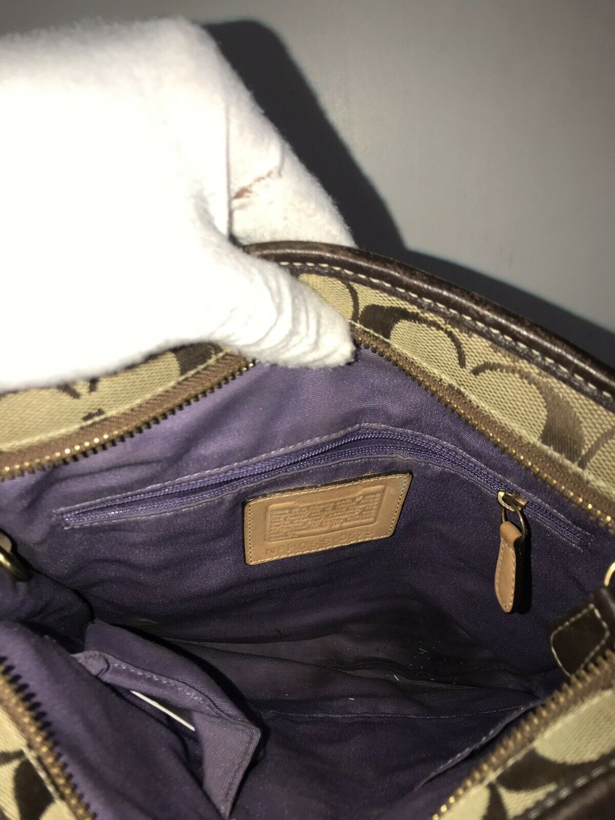 COACH Multi-fabric Patch Work Shoulder Bag