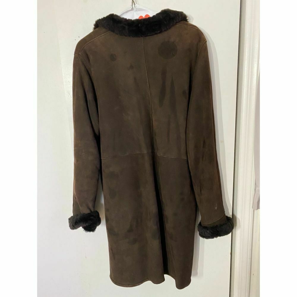 BLUE DUCK Shearling Jacket Small Made in USA Msrp 1,300
