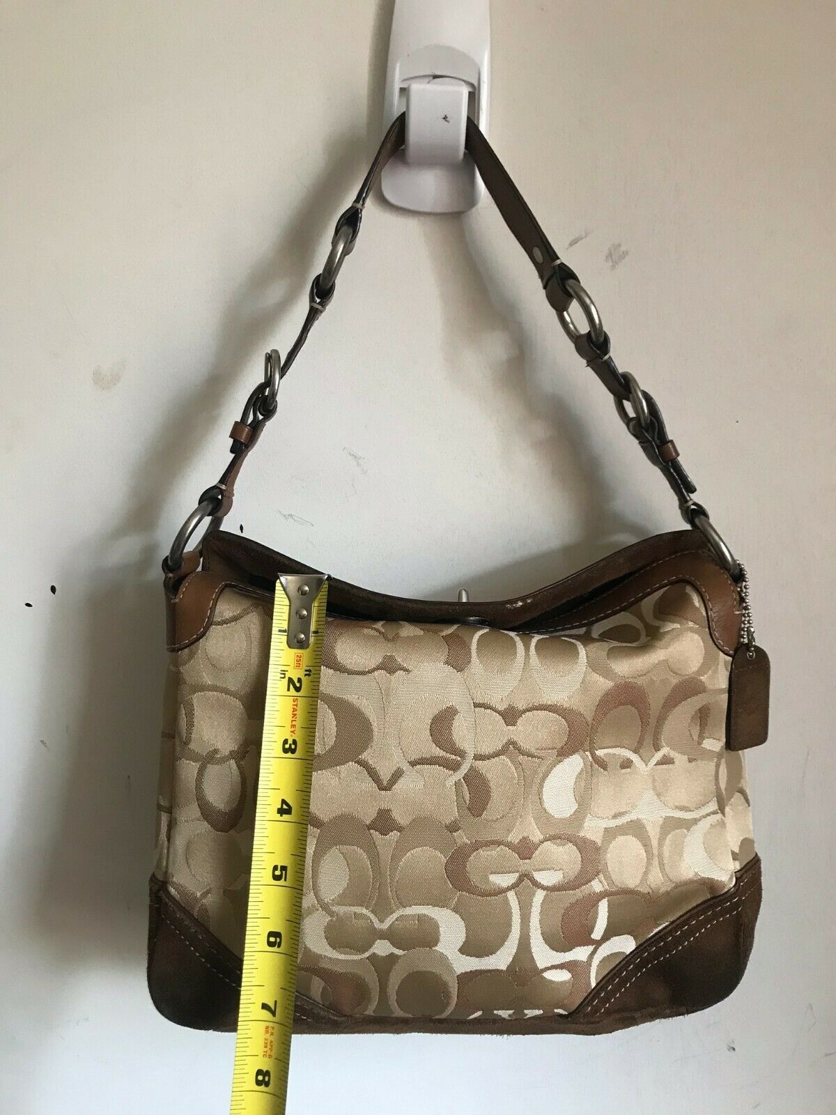 Coach Jacquard Fabric Bag
