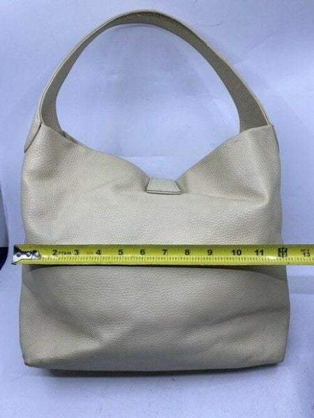 Dooney and Bourke cream leather hobo bag
