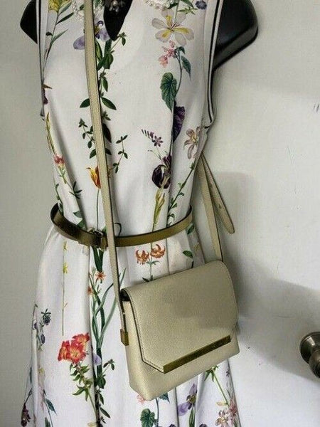 jcrew beige leather cross body bag