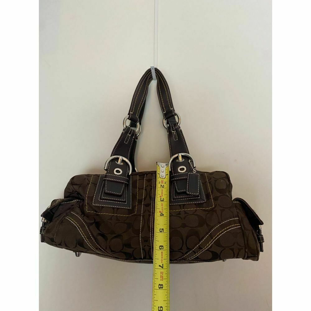 Coach Women's Brown Medium Fabric Tote Bag