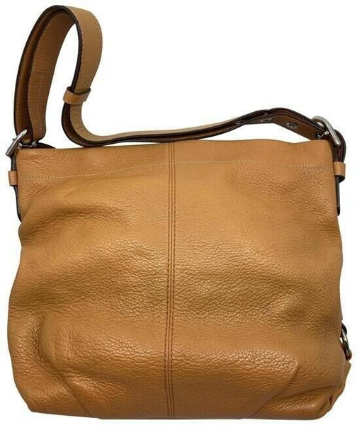 Coach medium orange leather cross body bag