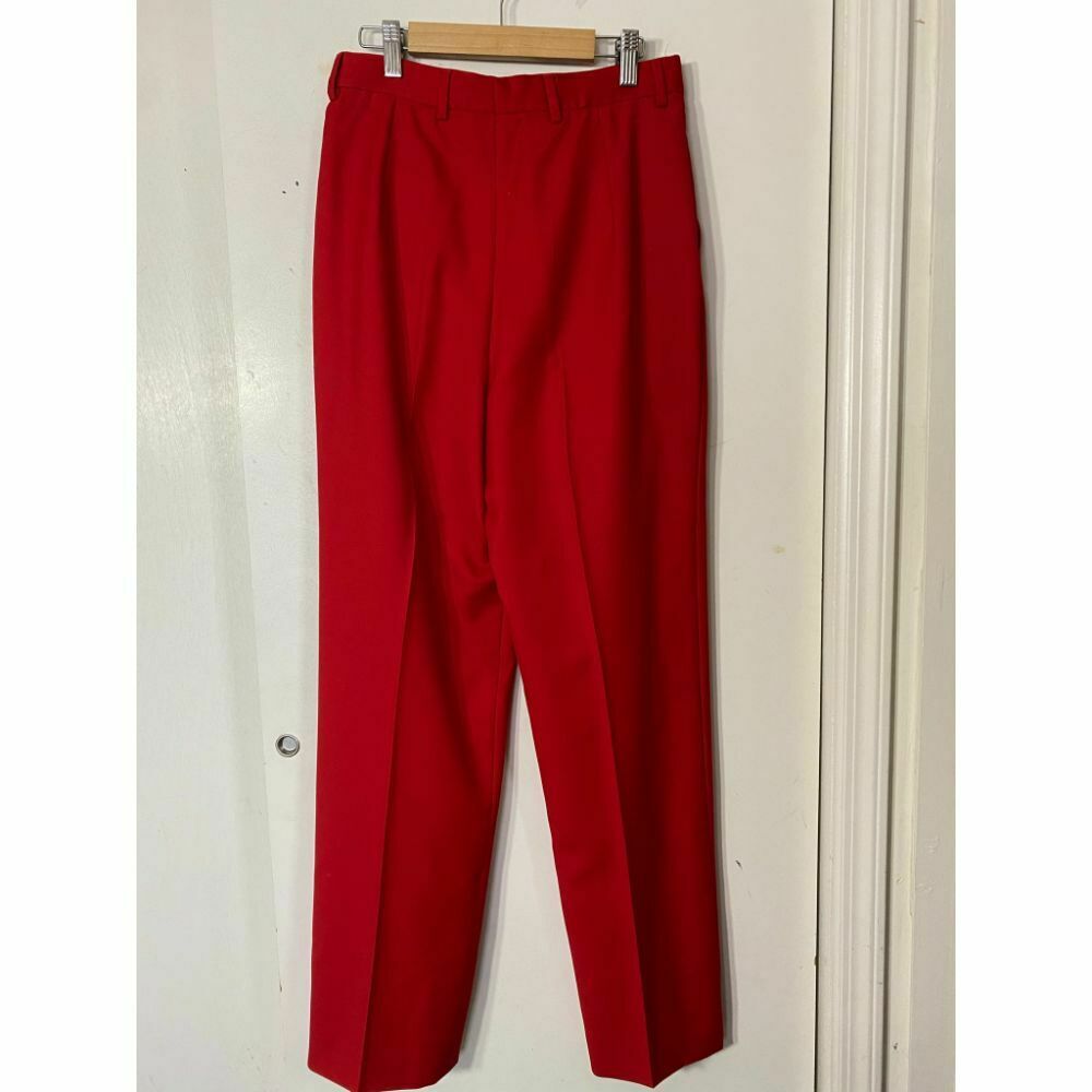 BURBERRY Red Slacks Pants Size 4