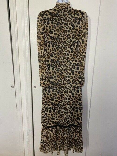 nicole miller multicolor new animal print mesh msrp