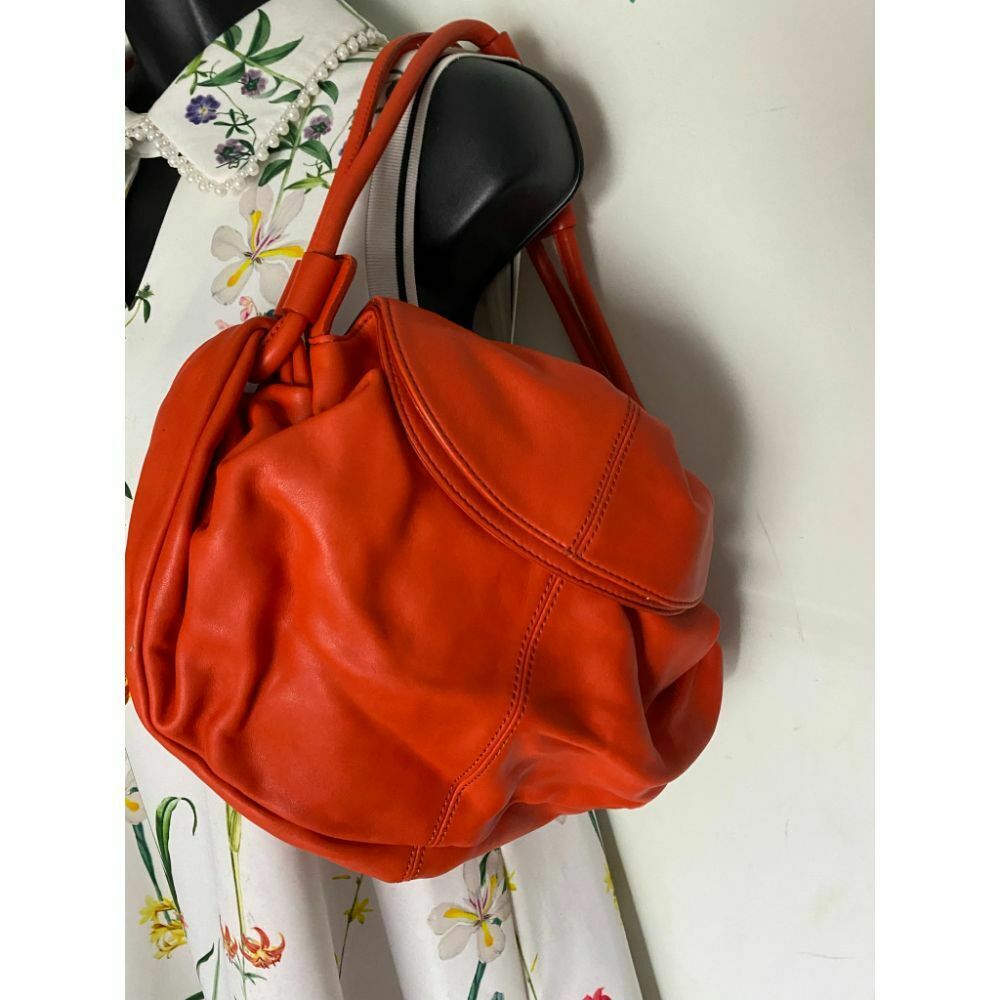 Banana Republic Red Leather Shoulder Bag