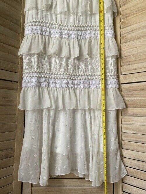 Nicole Miller cream layer msrp skirt