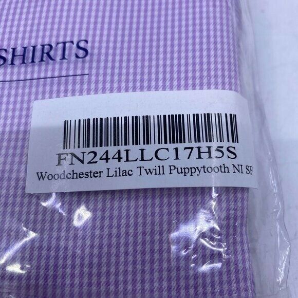 Charles Tyrwhitt Woodchester Lilac Twill Puppytooth NI SF