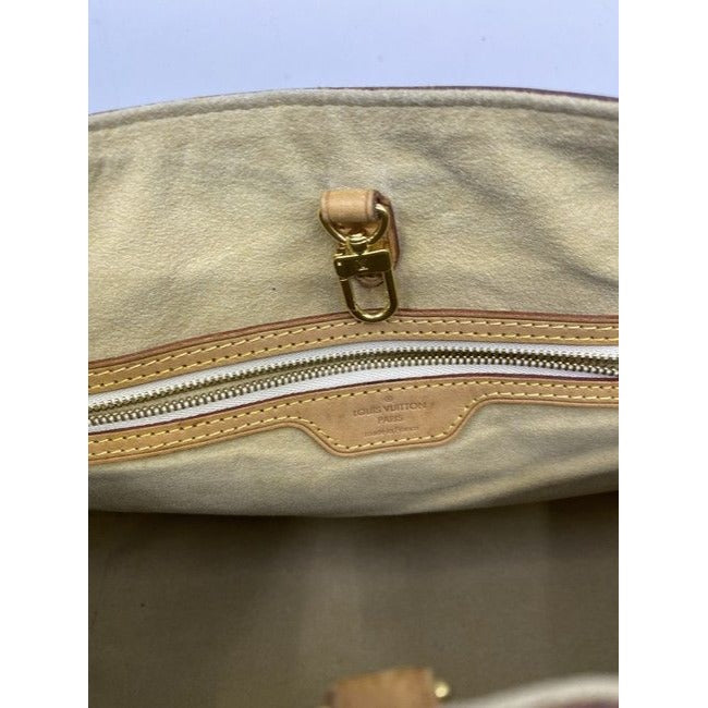 Louis Vuitton Hampstead Vintage Cream Damier Azur Canvas Shoulder Bag